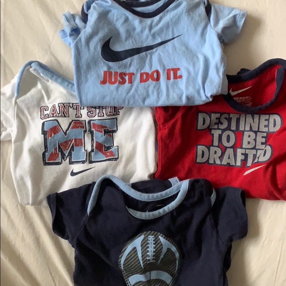 Nike baby boy onesies